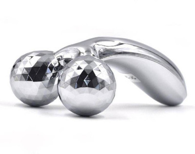 UZAN 3DM119 3d Y Shape Aluminium Big Roller Massager 3DM119 Massager(Silver)