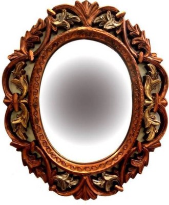 VAS Collection Home Homehf464gdhb Decorative Mirror(Circular Finish : Glossy)