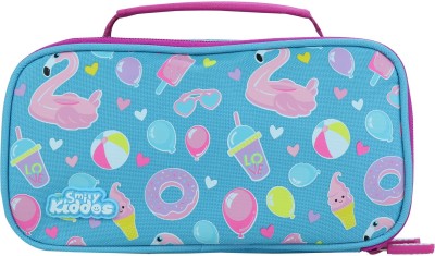 smily kiddos Smily Kiddos Stars Art Polyester Pencil Box(Set of 1, Light Blue)