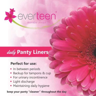 everteen Panty Liners for Light Discharge Absorption in Women - 1 Pack (30 pieces) Pantyliner(Pack of 30)