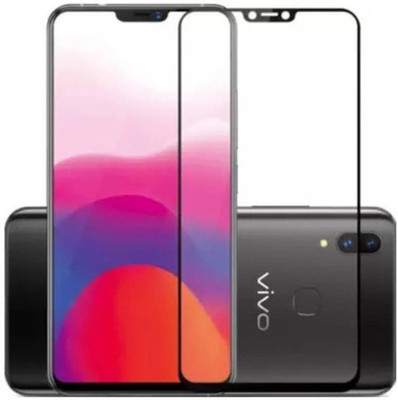 HOBBYTRONICS Edge To Edge Tempered Glass for Vivo V9(Pack of 1)