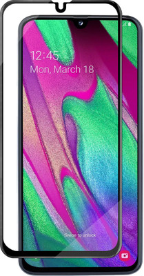 HUPSHY Edge To Edge Tempered Glass for Samsung Galaxy A40(Pack of 1)