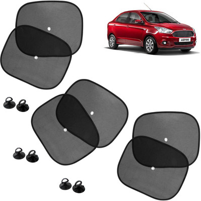 Pious Side Window Sun Shade For Ford Universal For Car(Black)