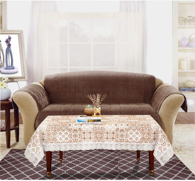Bluegrass Printed 4 Seater Table Cover(Multicolor, PVC)