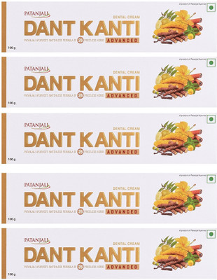 PATANJALI Dant Kanti Advanced - 100g (Pack of 5) Toothpaste(100 g, Pack of 5)