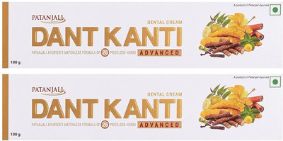 PATANJALI Dant Kanti Advanced - 100g (Pack of 2) Toothpaste(100 g, Pack of 2)