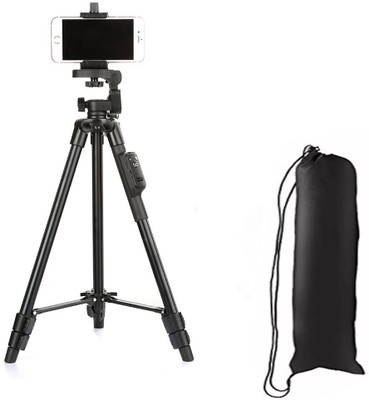 LIFEMUSIC Tripod-3388 New arrivel Shooting Angle Lightweight Camera Stand Tripod Kit(Black, Supports Up to 3000 g)