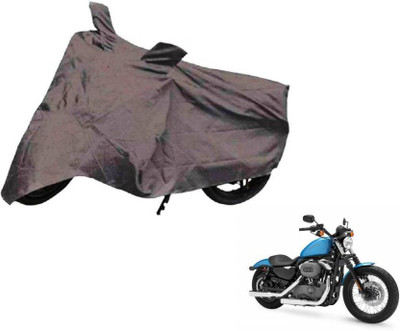 ANLOPE Waterproof Two Wheeler Cover for Harley Davidson(XL 883, Grey)