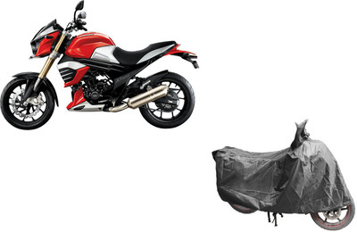 COVER POINT Waterproof Two Wheeler Cover for Mahindra(Mojo, Grey)