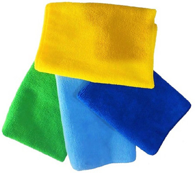 SOMUDEE Dry Microfiber Cleaning Cloth(4 Units)