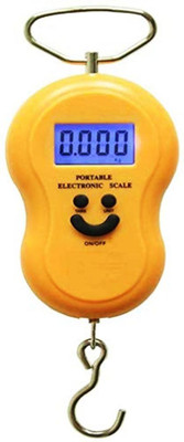 

KIBUN Portable 50kg-Digital Kitchen Luggage Hanging LED Smiley Weighing Scale ( Multicolor) Weighing Scale(Multicolor)