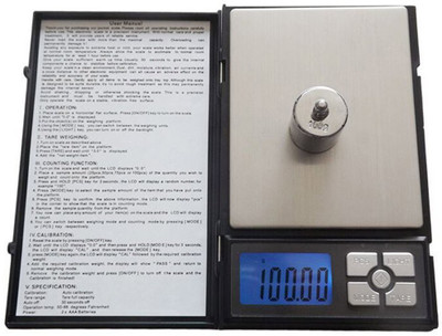 

Gadget Tree Electronic Notebook Digital Gold Jewelry Weight Machine 0.01 Weight 2000g Weighing Scale(Black)