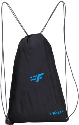 F Gear String Gym Bag 13 L Small Backpack(Black)