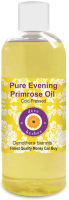 

Deve Herbes Pure Evening Primrose Oil (Oenothera biennis)-100% Natural Therapeutic Grade Cold Pressed(200 ml)