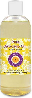 

Deve Herbes Pure Avocado Oil (Persea americana) 100% Natural Therapeutic Grade Cold Pressed(200 ml)
