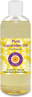

Deve Herbes Pure Cucumber Oil (Cucumis sativus) 100% Natural Therapeutic Grade Cold Pressed(200 ml)