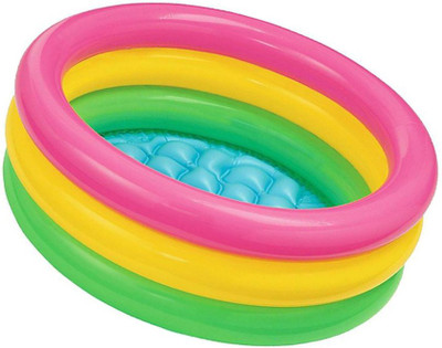 Alafi Buy High Quality Inflatable Baby Pool Bath Water Tub (2ft) For Kids (Multicolor)(Multicolor)
