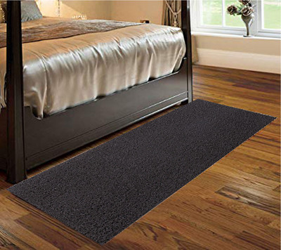 KUBER INDUSTRIES Black Rubber Runner(2 ft,  X 8 ft, Rectangle)
