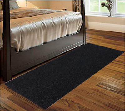 KUBER INDUSTRIES Black Rubber Runner(2 ft,  X 6 ft, Rectangle)