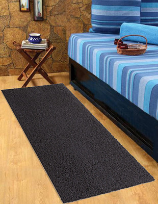 KUBER INDUSTRIES Brown Rubber Runner(2 ft,  X 8 ft, Rectangle)
