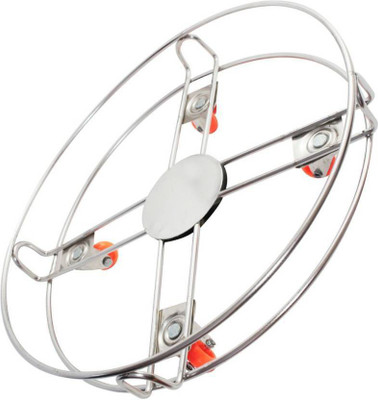 kanyka Cylinder Trolley with Wheels / Gas Trolly / LPG Cylinder Stand Gas Cylinder Trolley(Silver)