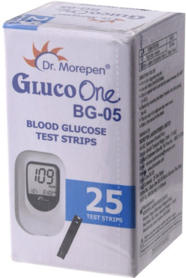 Dr. Morepen GlucoOne BG 05 25 Glucometer Strips