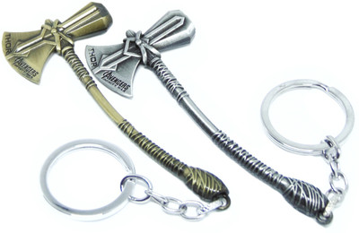 AV UNIQUE MARVEL thor stormbreakers silver and multicolour axe combo Key Chain