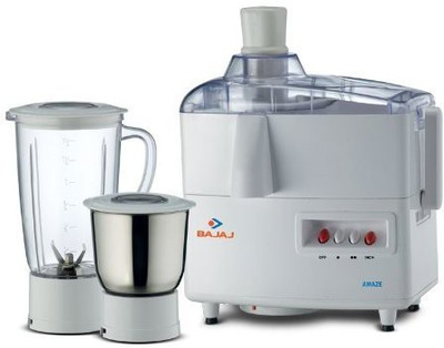 

Bajaj NI99 450 Juicer Mixer Grinder(White, 2 Jars)