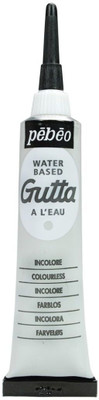 PEBEO Silk Paint Outliner - 20 ml Tube - Setasilk Water Based Gutta Colourless(Set of 1, Colourless)