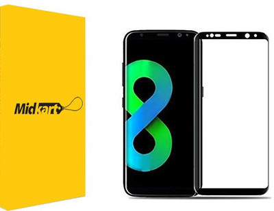 Midkart Edge To Edge Tempered Glass for Samsung Galaxy S8 Screen Protector with Accurate Touch & Case Friendly(Pack of 1)