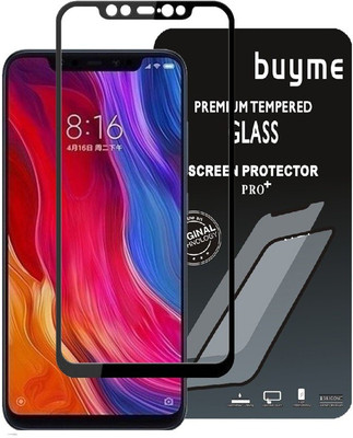 BuyMe Edge To Edge Tempered Glass for Mi Redmi Note 6 Pro(Pack of 1)