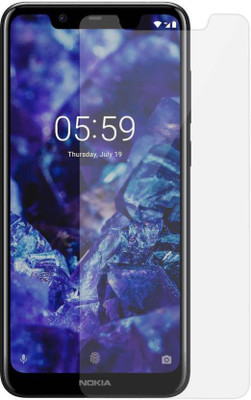 SMARTCASE Tempered Glass Guard for Nokia 5.1 Plus(Pack of 1)