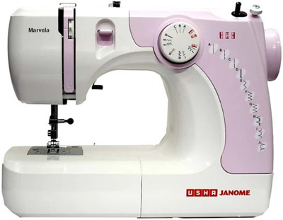 Usha New marvela pink Electric Sewing Machine( Built-in Stitches 14)