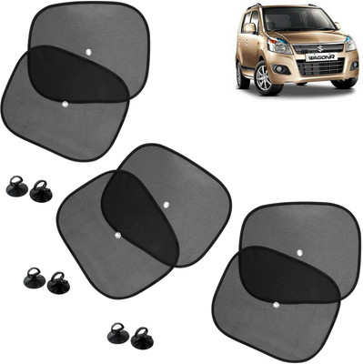 DvineAutoFashionZ Side Window Sun Shade For Maruti Suzuki WagonR(Black)
