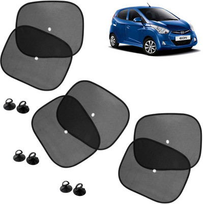 DvineAutoFashionZ Side Window Sun Shade For Hyundai Eon(Black)