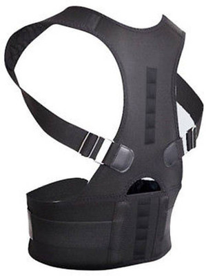 Rk Real Doctors Plus Posture Brace Back Brace Support Belt back Support (Black) Posture Corrector(Brown)