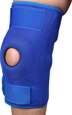 vkare Open Patella Knee Brace - Neoprene - Blue - XL Knee Support(Blue)