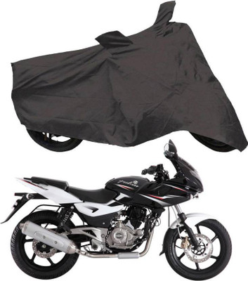carbox Two Wheeler Cover for Bajaj(Pulsar 220 DTS-i, Grey)