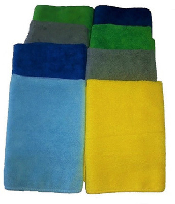 Yashoda lining store Wet and Dry Microfiber Cleaning Cloth(8 Units)