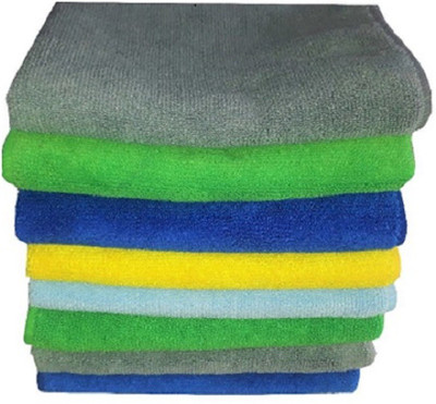Onlinch Microfiber Vehicle Washing  Cloth(Pack Of 8, 300 GSM)