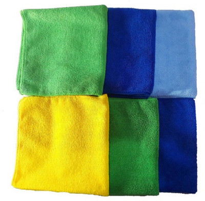 Trosskart Microfiber Vehicle Washing  Cloth(Pack Of 6, 280 GSM)