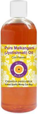 

Deve Herbes Pure Malkangani (Malkangni / Jyotishmati) Oil (Celastrus paniculatus)�100% Natural Therapeutic Grade Cold Pressed.(200 ml)