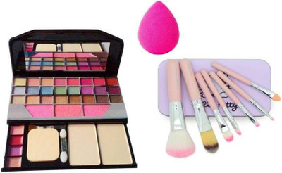 TYA 24 eyeshadow ,1sponge puff (combo kit)(3 Items in the set)