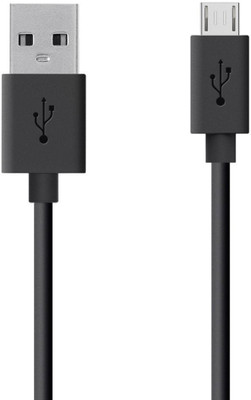 Wings Micro USB Cable 2.5 A 1 m Micro USB Charging & Data Sync Cable(Compatible with Realme C20, Black, One Cable)