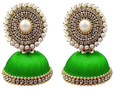 PORINNO po2119 Fabric Jhumki Earring