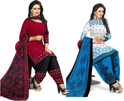 Saara Cotton Printed Salwar Suit Material(Unstitched)