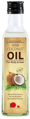 

looms & weaves Hand Made Virgin Herbal Coconut Hair Oil - 200 Ml Hair Oil(200 ml)