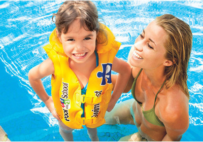 INTEX Swim Vest Pool School Step 2 Swim Floatation Belt