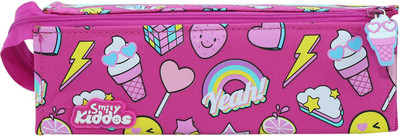smily kiddos 1 Rainbow Unicorn Theme- Purple Art Polyester Pencil Box(Set of 1, Purple)