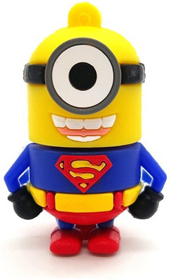 PANKREETI PKT514 Minion Superman Cartoon Designer 8 GB Pen Drive Compatible with Gaming Console, Desktop Computer, Television, Audio Player, Laptop USB 2.0 Rubber Case(Multicolor) PANKREETI PKT514 Minion Superman Cartoon Designer 8 GB Pen Drive Compatible with Gaming Console, Desktop Computer, Television, Audio Player, Laptop USB 2.0 Rubber Case(Multicolor)